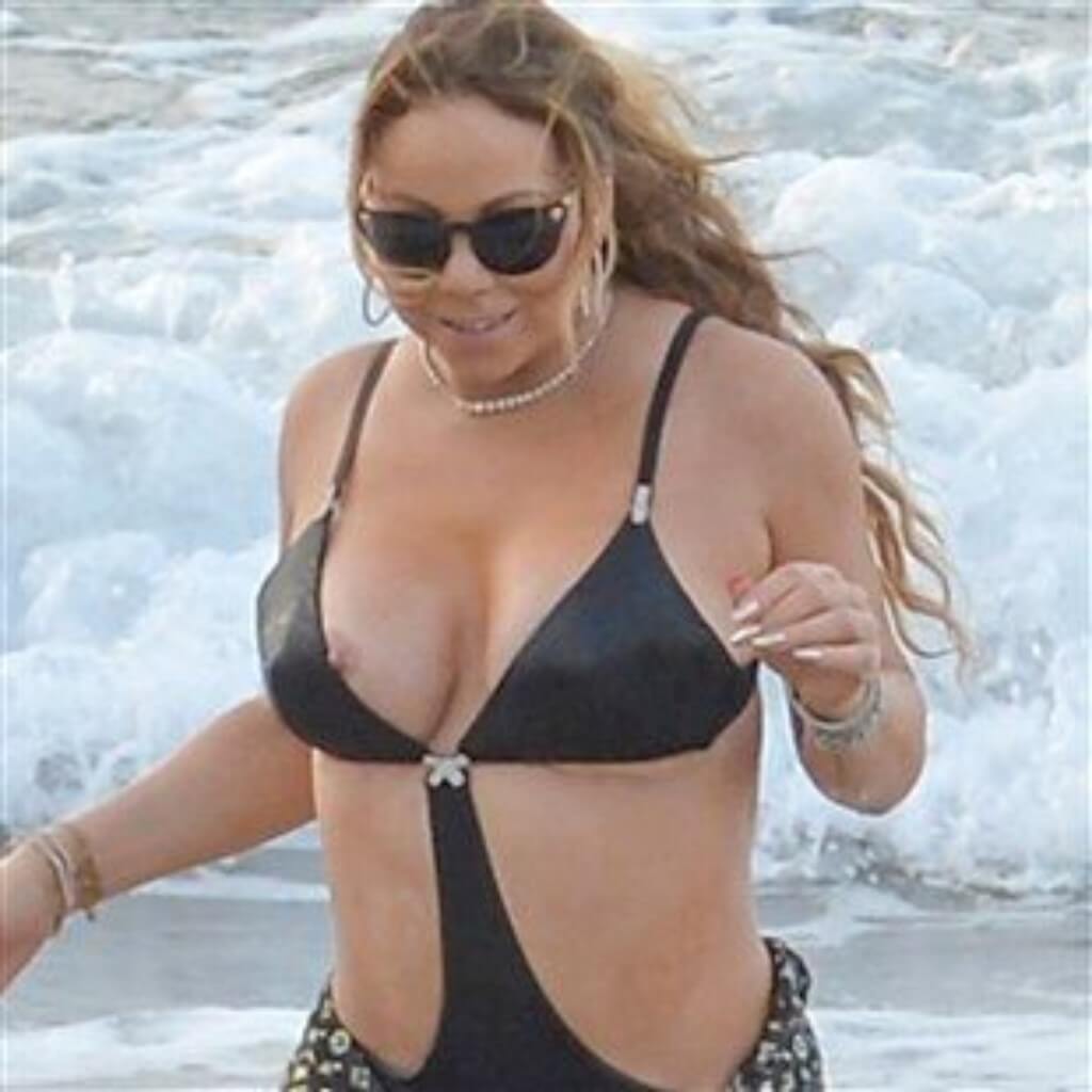 Mariah Carey Showing Off